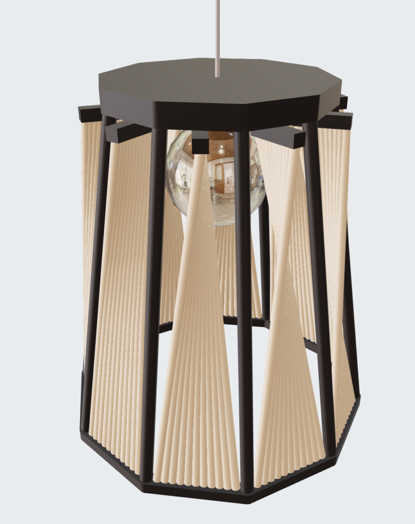 Kinetic parametric light 'Lumos Kinetica' by Bartu Lokumcu, driven by ambient spatial logic